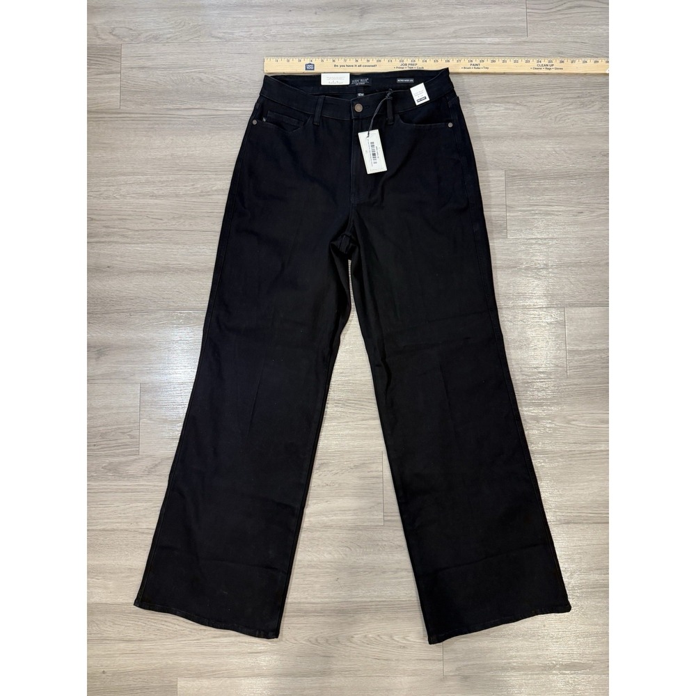 Judy Blue Women's Jeans High Waist Retro Wide Leg 16W Black NWT